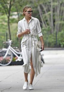 明星衬衫裙,明星同款衬衫裙，演绎时尚与优雅的完美融合